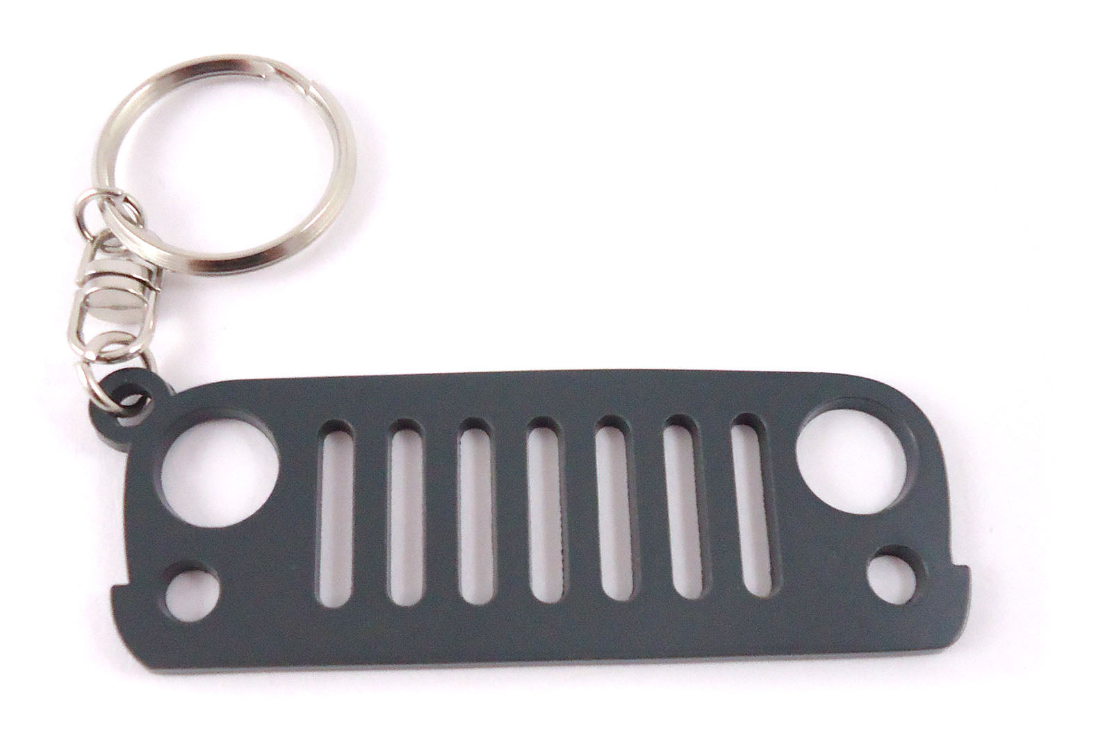 Wrangler Grill Keychain Pewter Graphics