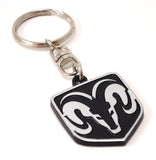 Ram's Head Keychain - Pewter Graphics Custom Promotional Products