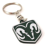 Ram's Head Keychain - Pewter Graphics Custom Promotional Products