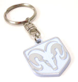 Ram's Head Keychain - Pewter Graphics Custom Promotional Products