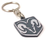 Ram's Head Keychain - Pewter Graphics Custom Promotional Products