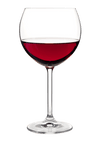 Red Wine Glass - Pewter Graphics Custom Promotional Products