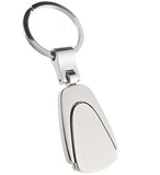 Tear Drop Keychain - Pewter Graphics Custom Promotional Products