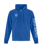 Zip Up Hoodie - Pewter Graphics Custom Promotional Products