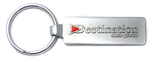 Chrome Tag Keychain - Pewter Graphics Custom Promotional Products