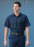 Short Sleeve Industrial Work Shirt - Pewter Graphics Custom Promotional Products